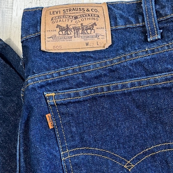 Levi’s Orange Tab Vintage Jeans Size 42. MADE in the USA - Picture 3 of 7